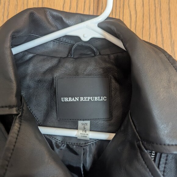 Urban Republic Quilted Faux Leather Moto Jacket Snaps/Zips/all the Attitude!! S - Picture 3 of 6
